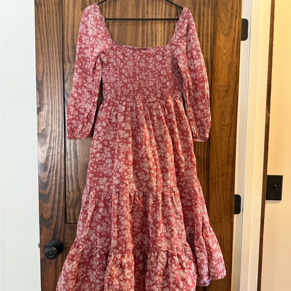 Lucky Brand Pink Floral Kids Dress